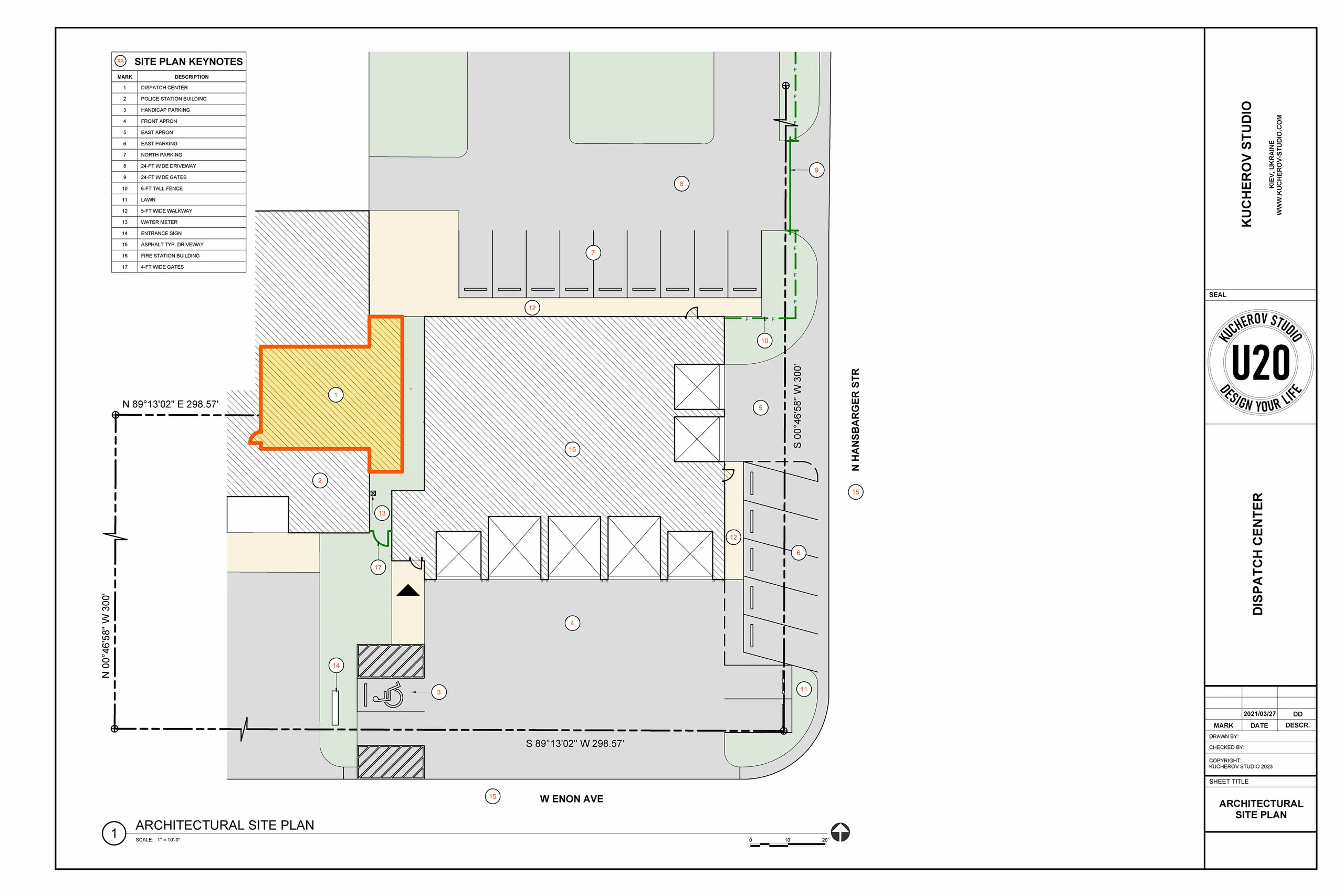Architectural site plan - View 5