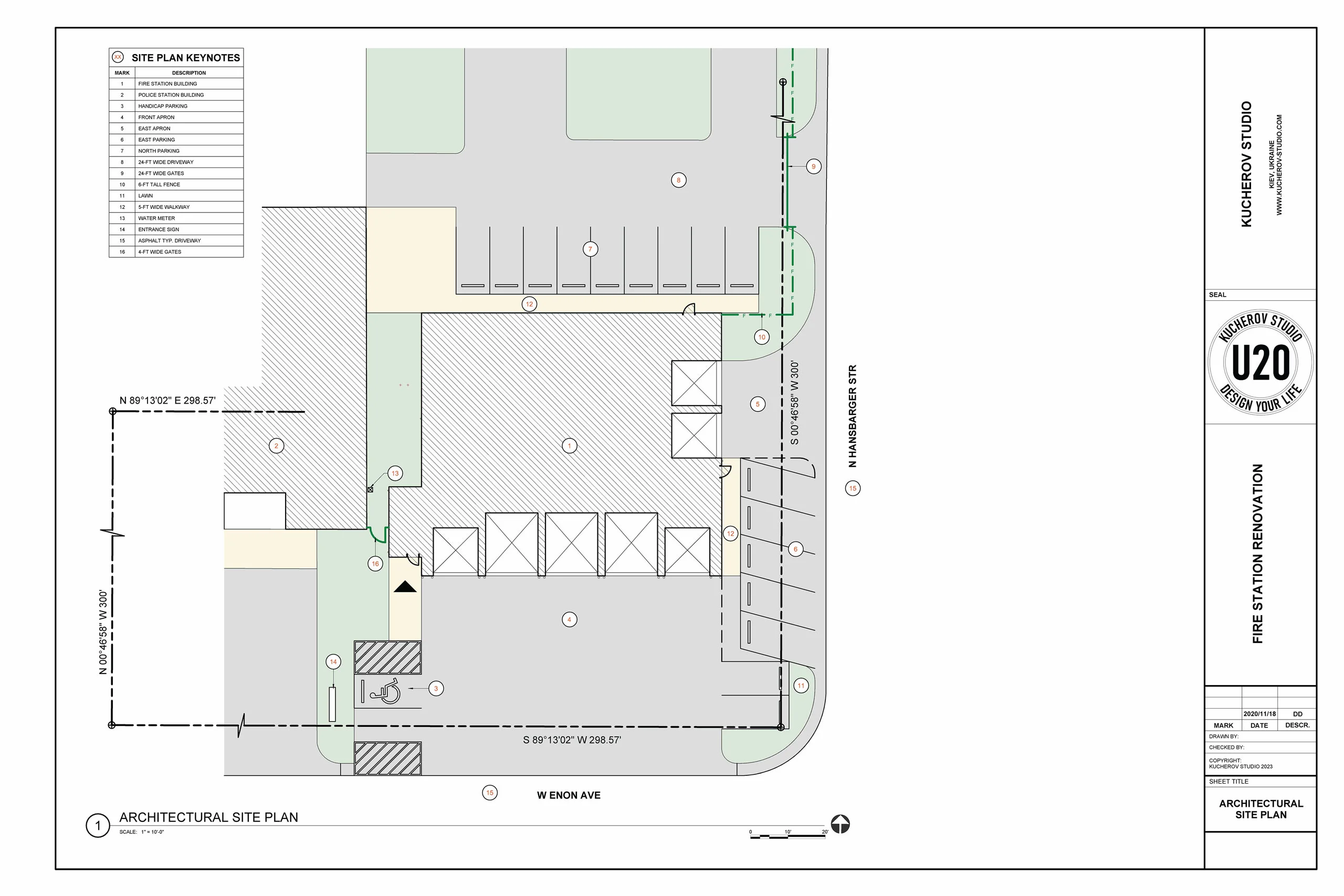 Architectural site plan - View 6
