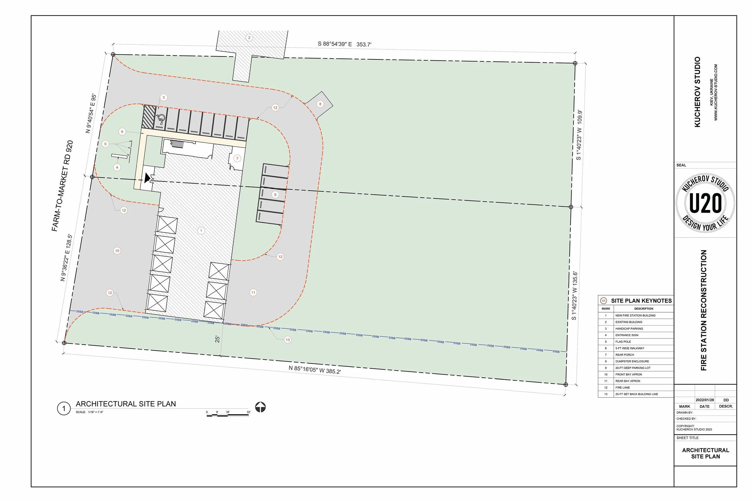 Architectural site plan - View 9
