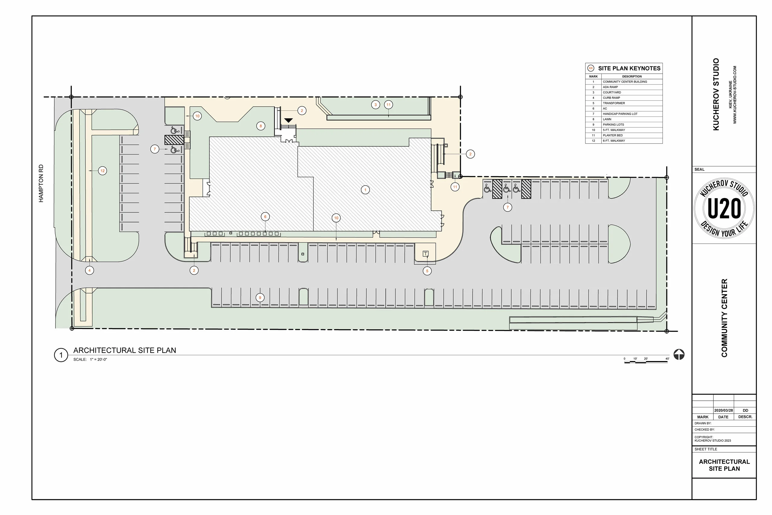Architectural site plan - View 19
