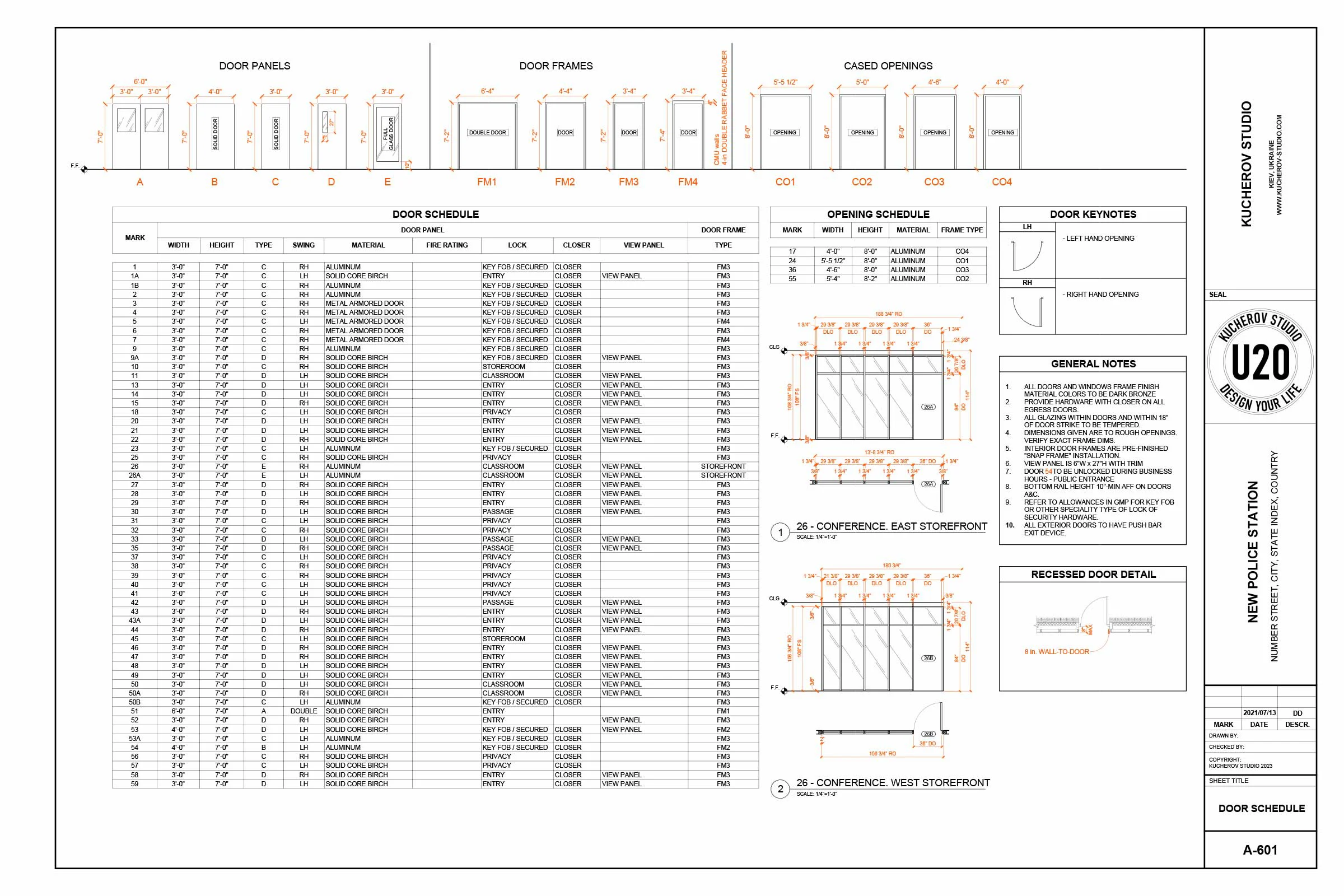 Building construction drawings - View 15
