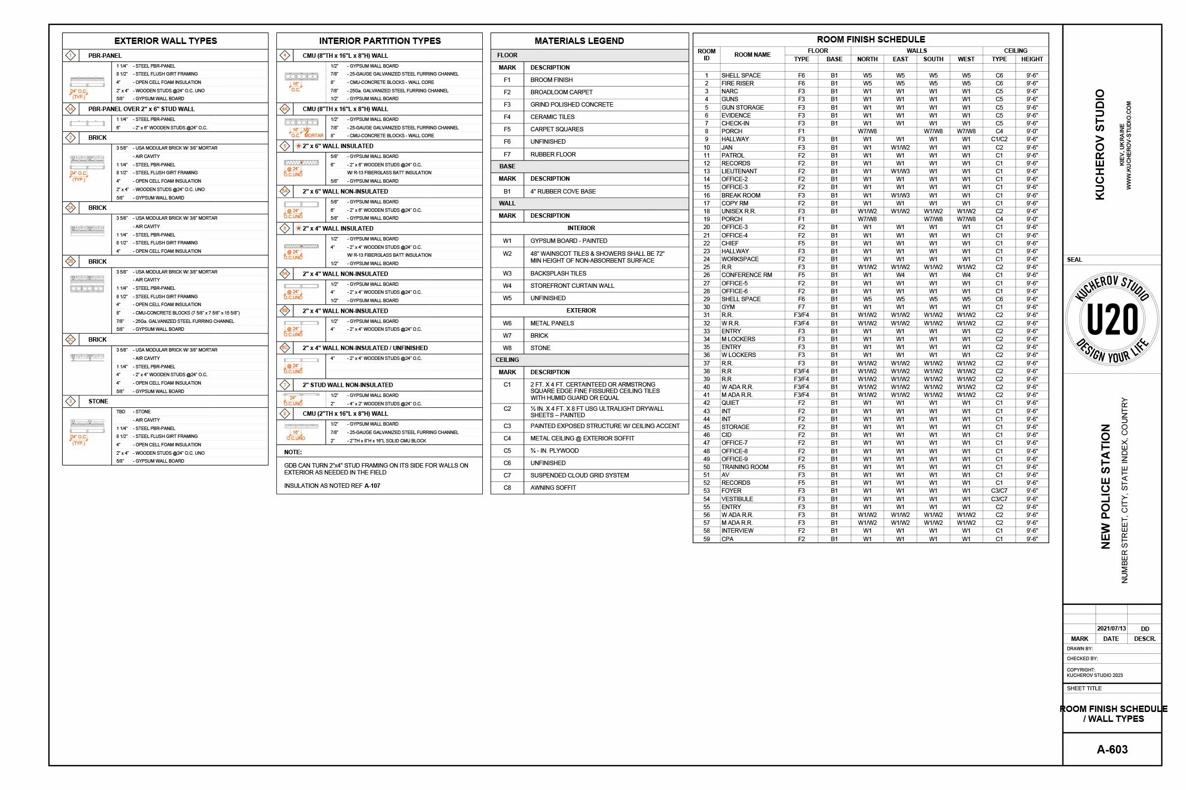 Building construction drawings - View 17