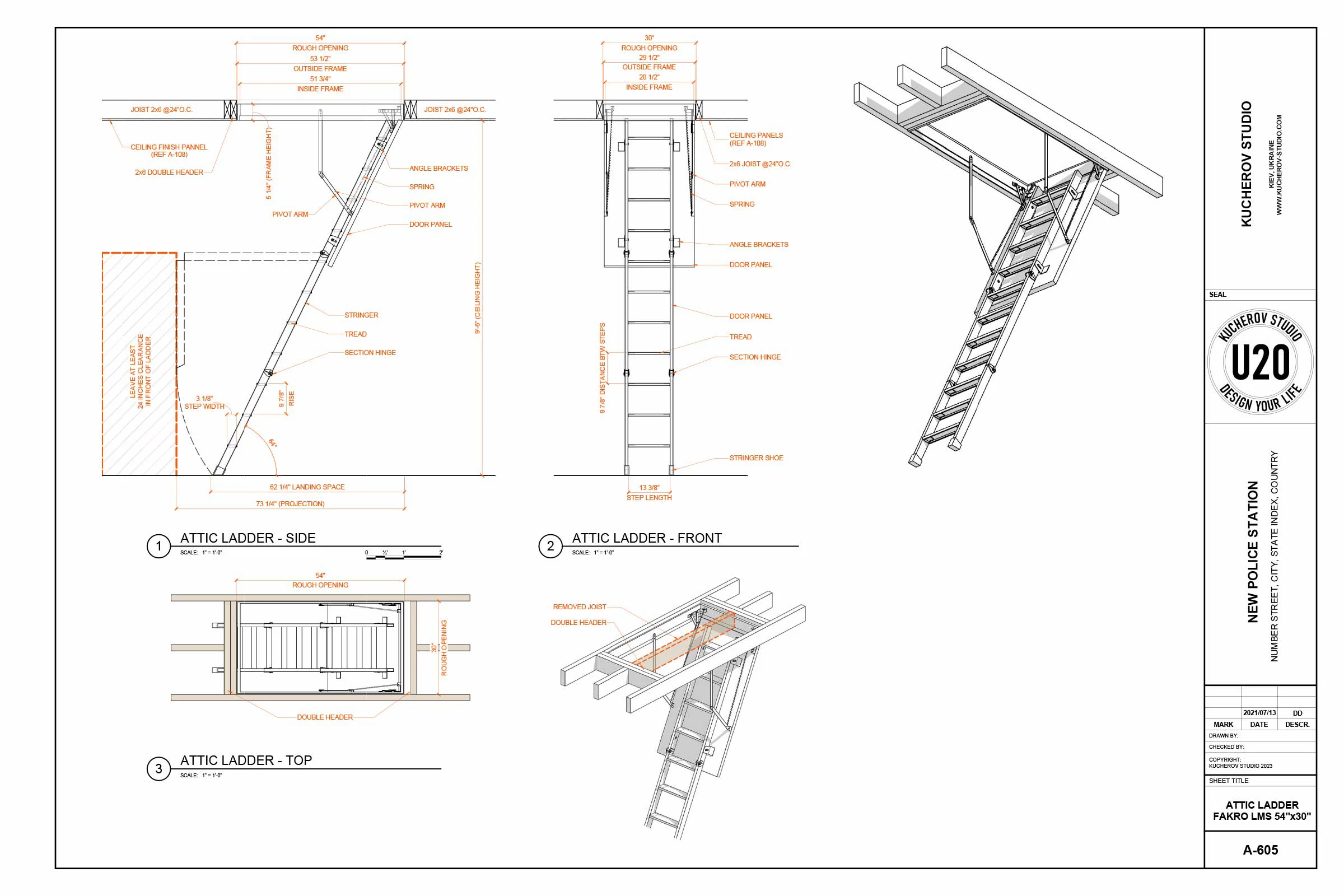 Building construction drawings - View 19