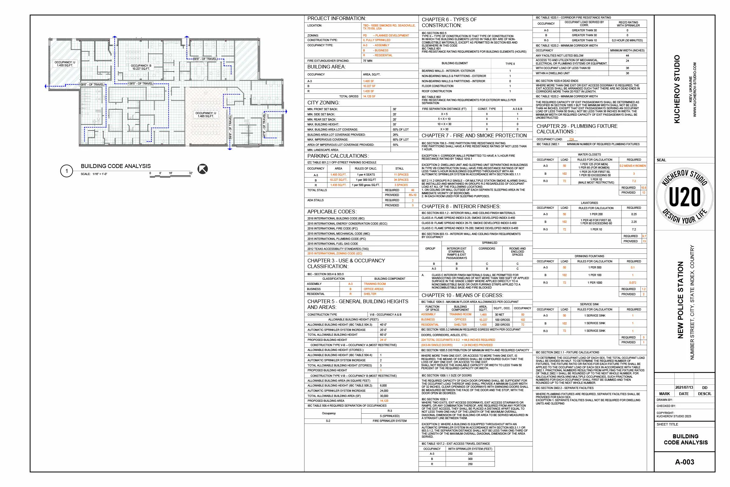 Building construction drawings - View 23
