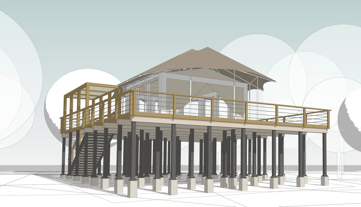 Tree house height park - View 4